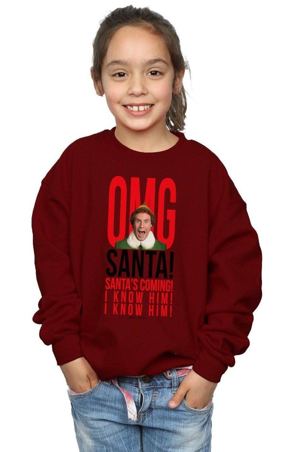 Толстовка OMG Santa I Know Him Elf, красный
Толстовка OMG Santa I Know Him Elf, красный