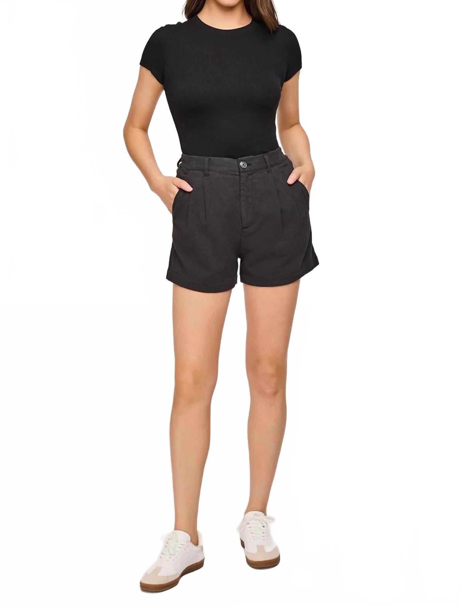 Ritz шорты в стиле washed black Gentle Fawn 
Ritz шорты в стиле washed black Gentle Fawn