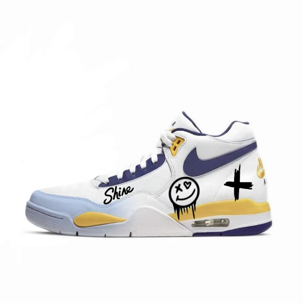 Nike Кроссовки Flight Legacy Mid Top Vintage для мужчин, белый, желтый, синий
Nike Кроссовки Flight Legacy Mid Top Vintage для мужчин, белый, желтый, синий