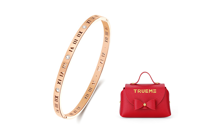 Титановый стальной браслет для женщин TRUE ME, Roman Numeral Bracelet + New Year'S Gift Box
Титановый стальной браслет для женщин TRUE ME, Roman Numeral Bracelet + New Year'S Gift Box
