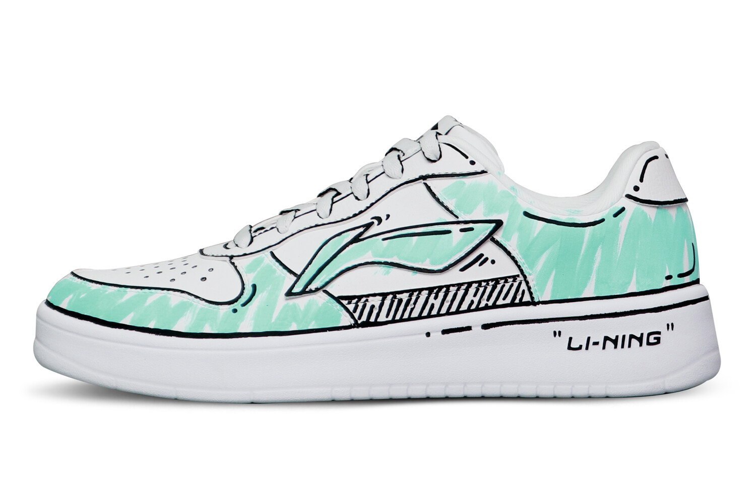 Кроссовки LINING Sports Life Collection Skateboarding Shoes Women's Low-top White/Green, белый
Кроссовки LINING Sports Life Collection Skateboarding Shoes Women's Low-top White/Green, белый