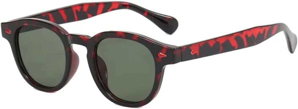 Солнцезащитные очки для мужчин и женщин - защита UV400 - круглые заклепки, панк-леопардовый принт, для занятий спортом на открытом воздухе и вождения DSVIGF, Red Green
Солнцезащитные очки для мужчин и женщин - защита UV400 - круглые заклепки, панк-леопардовый принт, для занятий спортом на открытом воздухе и вождения DSVIGF, Red Green