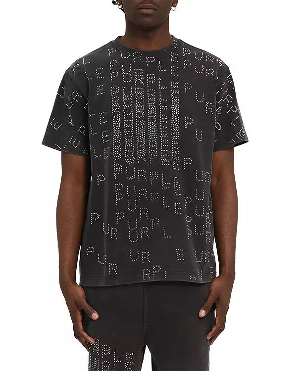 Футболка с коротким рукавом и логотипом Purple Brand, черный
Футболка с коротким рукавом и логотипом Purple Brand, черный