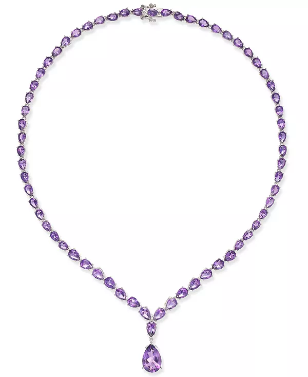 Эффектное колье из стерлингового серебра с аметистом (28 карат) Macy'S, silver
Эффектное колье из стерлингового серебра с аметистом (28 карат) Macy'S, silver