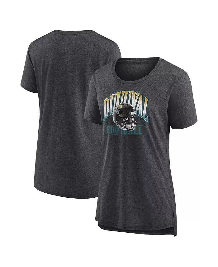 Женская футболка темно-серого цвета с эффектом потертости Jacksonville Jaguars Our Pastime Tri-Blend Fanatics, черный
Женская футболка темно-серого цвета с эффектом потертости Jacksonville Jaguars Our Pastime Tri-Blend Fanatics, черный