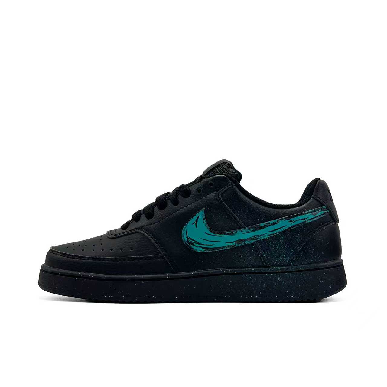 Nike Court Vision Low Obsidian Black Edge PU Synthetic Leather Cushioning, Wear Resistant Low top Skateboard Shoes
Nike Court Vision Low Obsidian Black Edge PU Synthetic Leather Cushioning, Wear Resistant Low top Skateboard Shoes