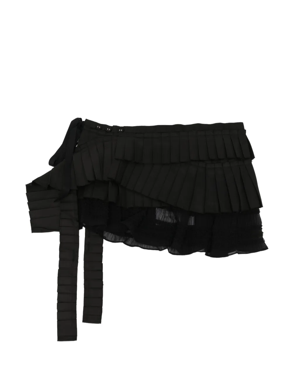 Микроплиссированный пояс для юбки Rokh, черный
Микроплиссированный пояс для юбки Rokh, черный