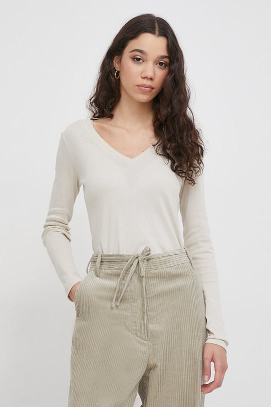 Хлопковая водолазка United Colors Of Benetton, бежевый
Хлопковая водолазка United Colors Of Benetton, бежевый