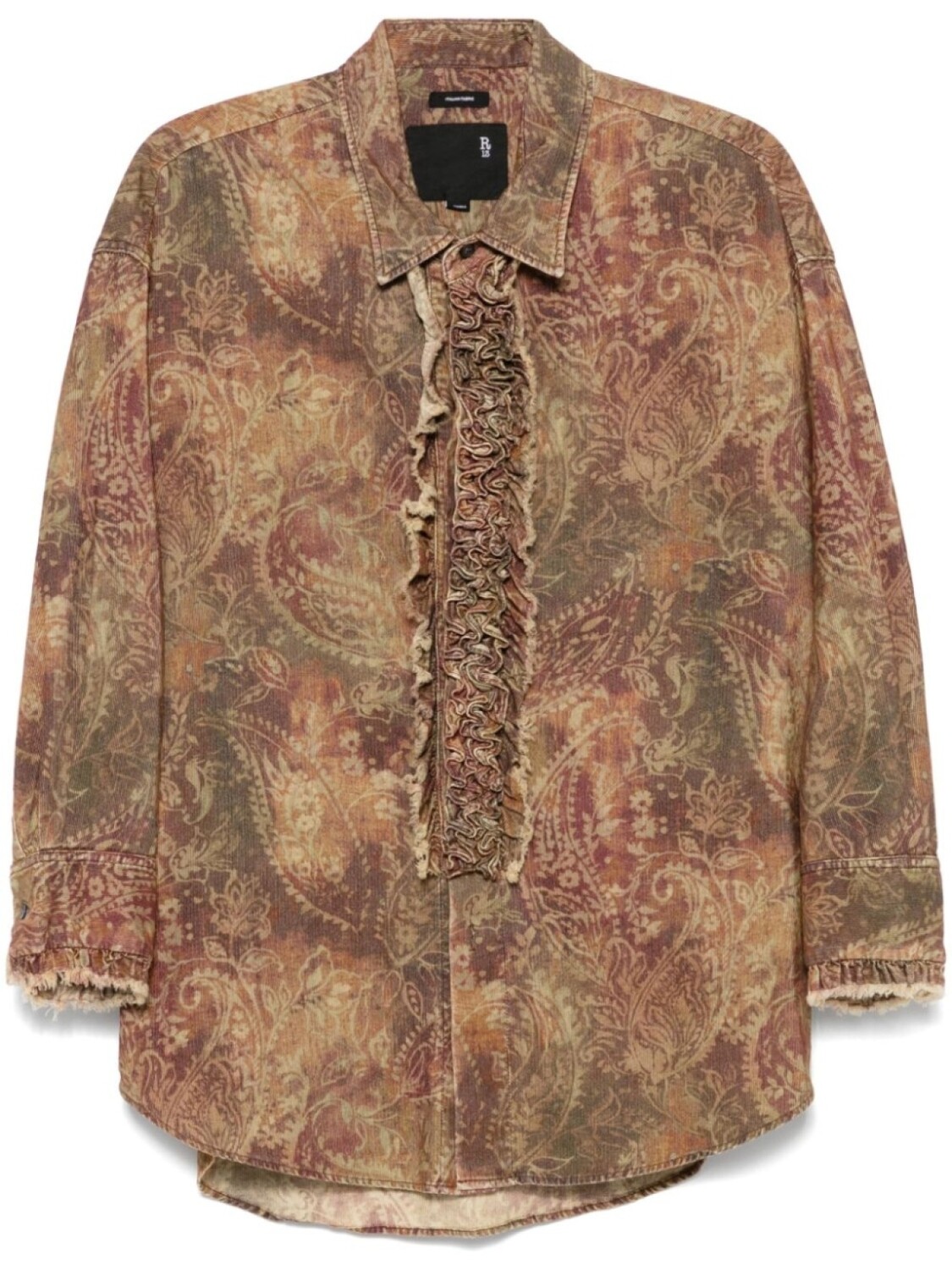 Рубашка Drop Neck Tuxedo R13, коричневый
Рубашка Drop Neck Tuxedo R13, коричневый