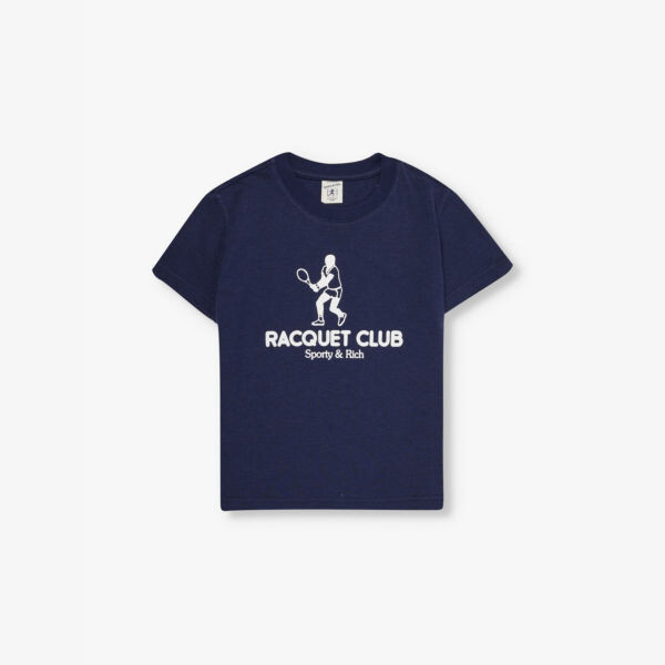 Футболка из хлопчатобумажной ткани с фирменным принтом Racquet club для детей от 2 до 14 лет Sporty & Rich, синий
Футболка из хлопчатобумажной ткани с фирменным принтом Racquet club для детей от 2 до 14 лет Sporty & Rich, синий