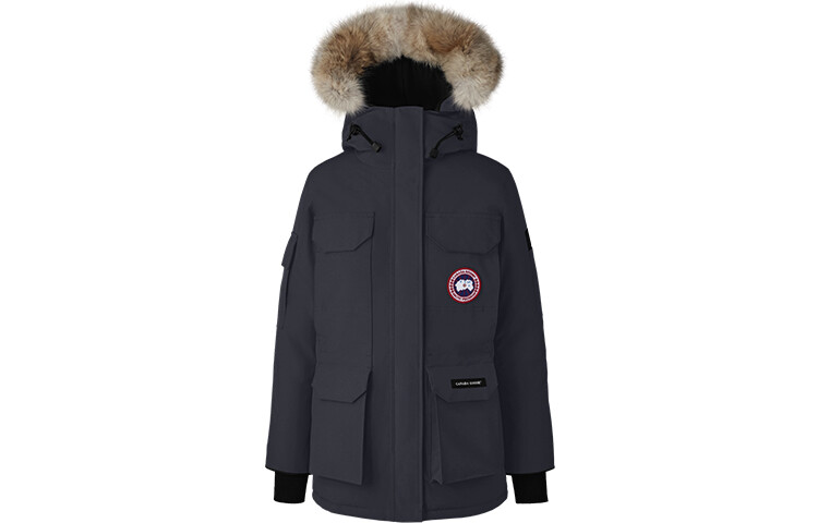 Женский пуховик Canada Goose с меховым капюшоном, темно-синий
Женский пуховик Canada Goose с меховым капюшоном, темно-синий