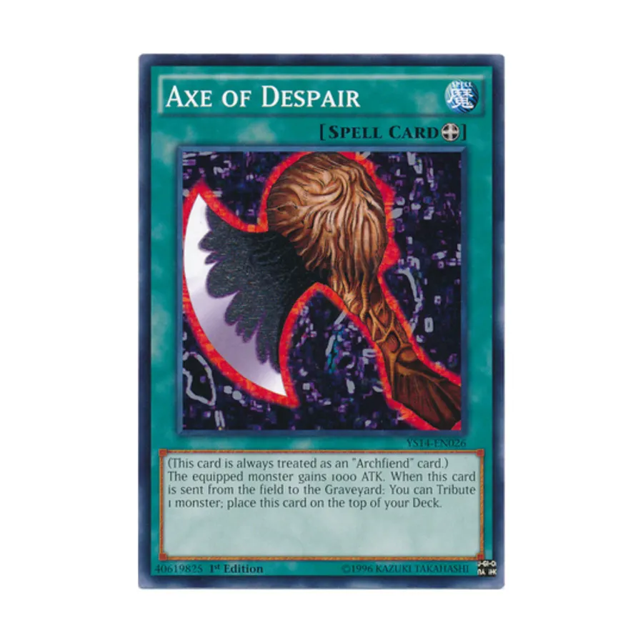 CCG Топор отчаяния (Обычный), Yu-Gi-Oh - Structure Deck - Space-Time Showdown - Singles
CCG Топор отчаяния (Обычный), Yu-Gi-Oh - Structure Deck - Space-Time Showdown - Singles