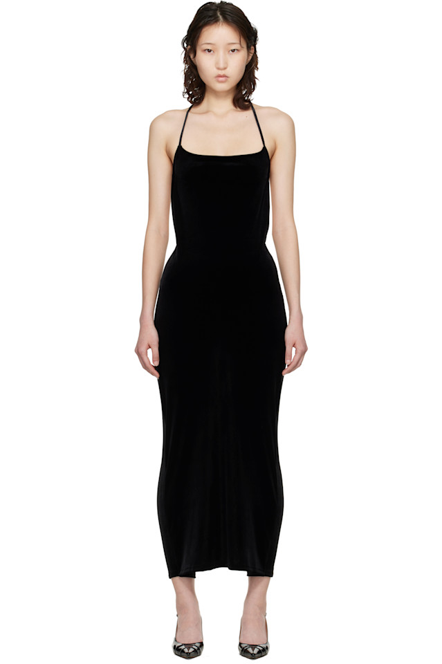 Вшитые леггинсы, макси-платье Vetements, черный
Вшитые леггинсы, макси-платье Vetements, черный