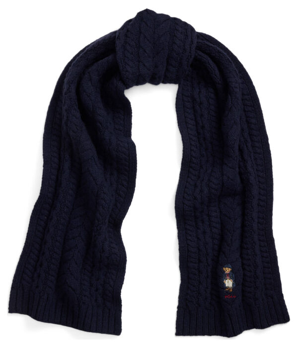 Шарф шерстяной Polo Ralph Lauren с логотипом, синий
Шарф шерстяной Polo Ralph Lauren с логотипом, синий