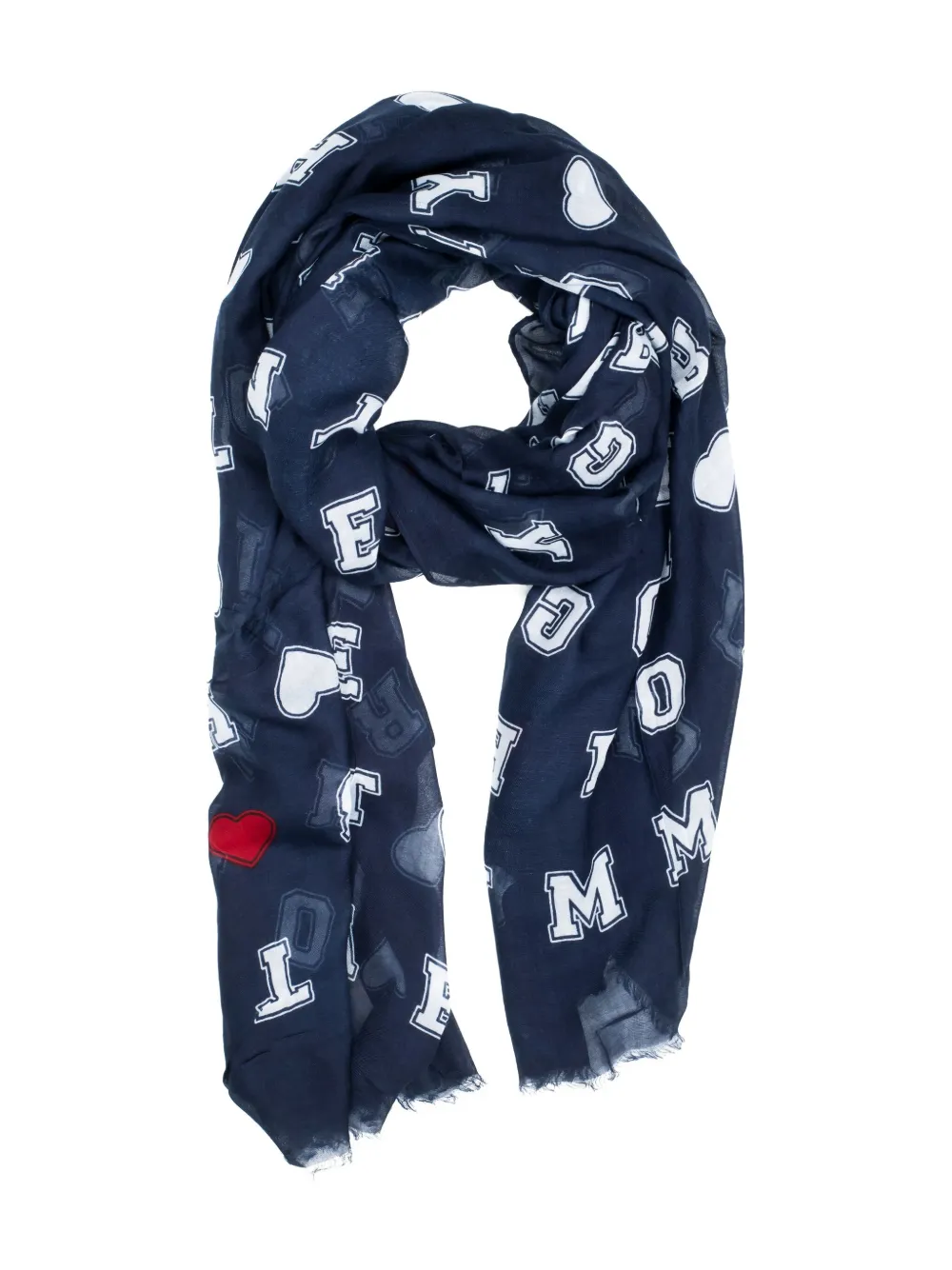 Шарф с принтом логотипа в виде сердца Tommy Hilfiger, синий
Шарф с принтом логотипа в виде сердца Tommy Hilfiger, синий