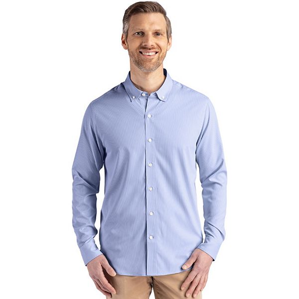 Мужская длинная рубашка Skyline Epic Confidence Recycled Pinstripe Big & Tall Cutter & Buck, Tour Blue White
Мужская длинная рубашка Skyline Epic Confidence Recycled Pinstripe Big & Tall Cutter & Buck, Tour Blue White