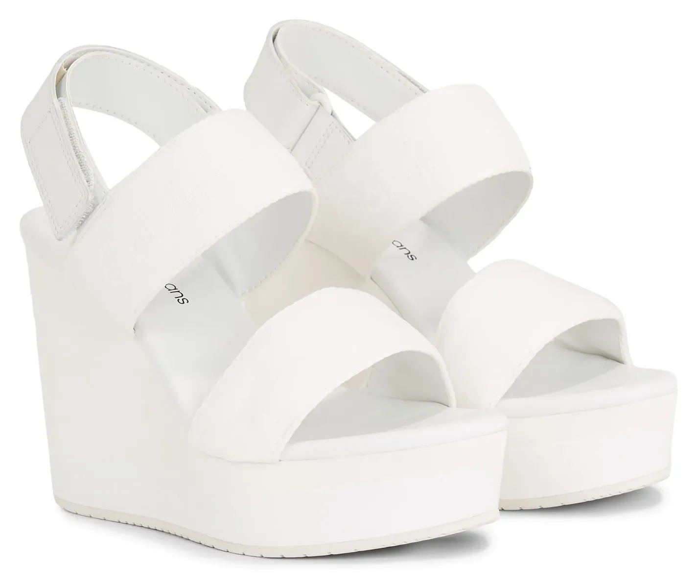 Босоножки на танкетке Calvin Klein Jeans "WEDGE SANDAL WEBBING IN MR", летняя обувь, босоножки, танкетка, с надписью-логотипом, кремовый
Босоножки на танкетке Calvin Klein Jeans "WEDGE SANDAL WEBBING IN MR", летняя обувь, босоножки, танкетка, с надписью-логотипом, кремовый