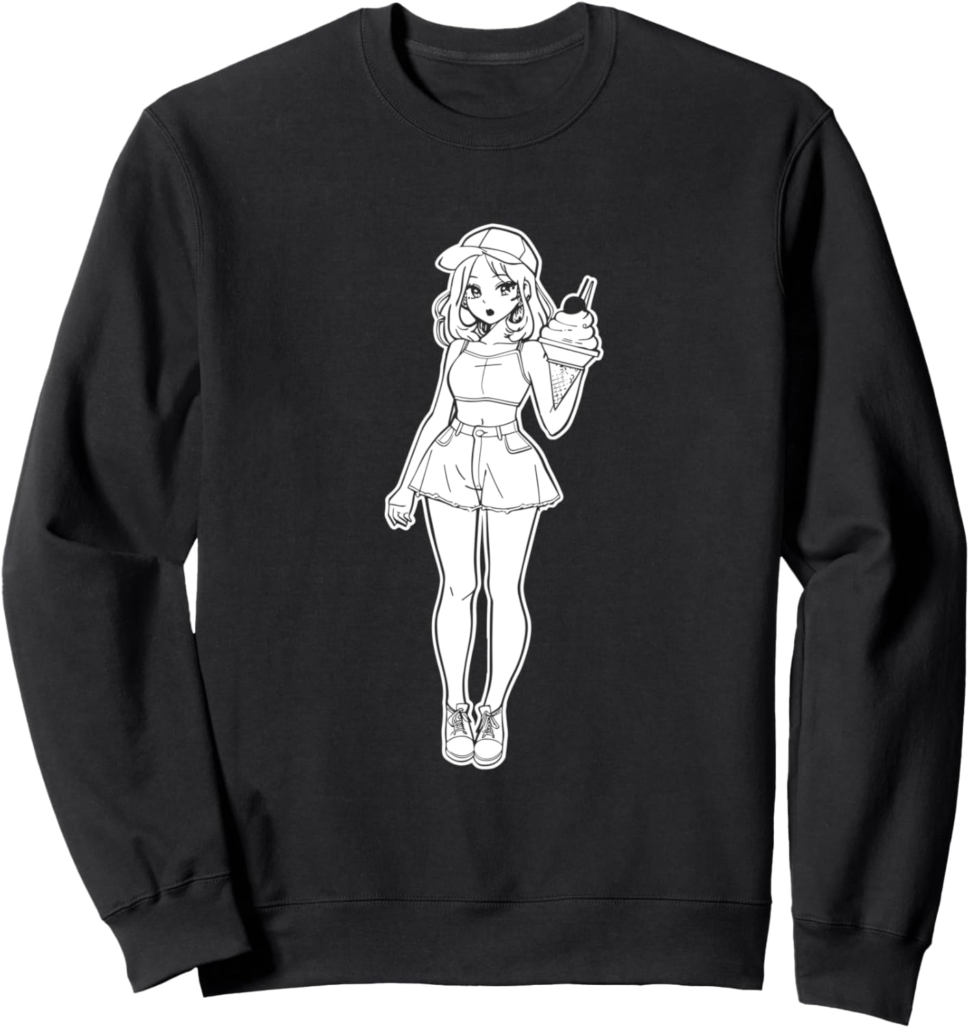 Толстовка с рисунком мороженого для девочек Ice Cream Vendor Shirt (For Girls), черный
Толстовка с рисунком мороженого для девочек Ice Cream Vendor Shirt (For Girls), черный