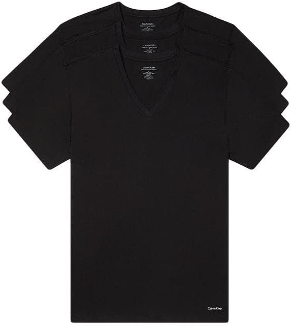 Комплект из 3 мужских классических хлопковых маек Calvin Klein, 3 Classic Black Vneck
Комплект из 3 мужских классических хлопковых маек Calvin Klein, 3 Classic Black Vneck
