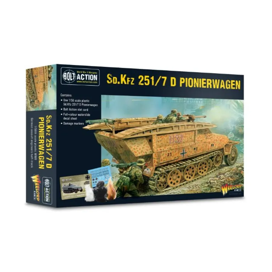 SD.KFZ 251/7D Пионерваген, Bolt Action - German - SD. KFZ (28mm)
SD.KFZ 251/7D Пионерваген, Bolt Action - German - SD. KFZ (28mm)