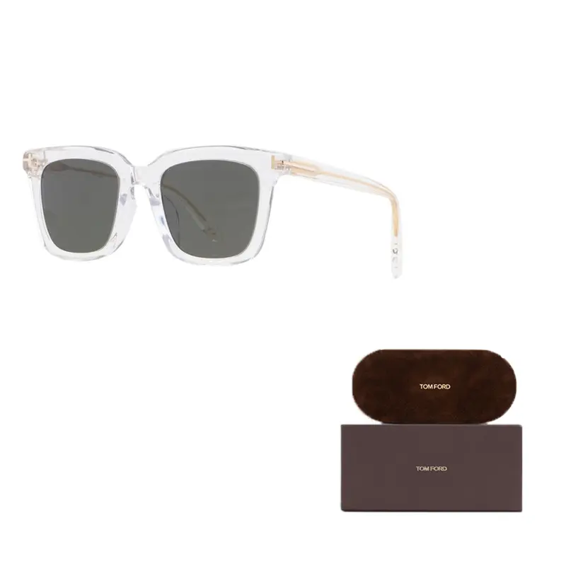 TOM FORD Пластиковые квадратные солнцезащитные очки унисекс прозрачные, Transparent
TOM FORD Пластиковые квадратные солнцезащитные очки унисекс прозрачные, Transparent