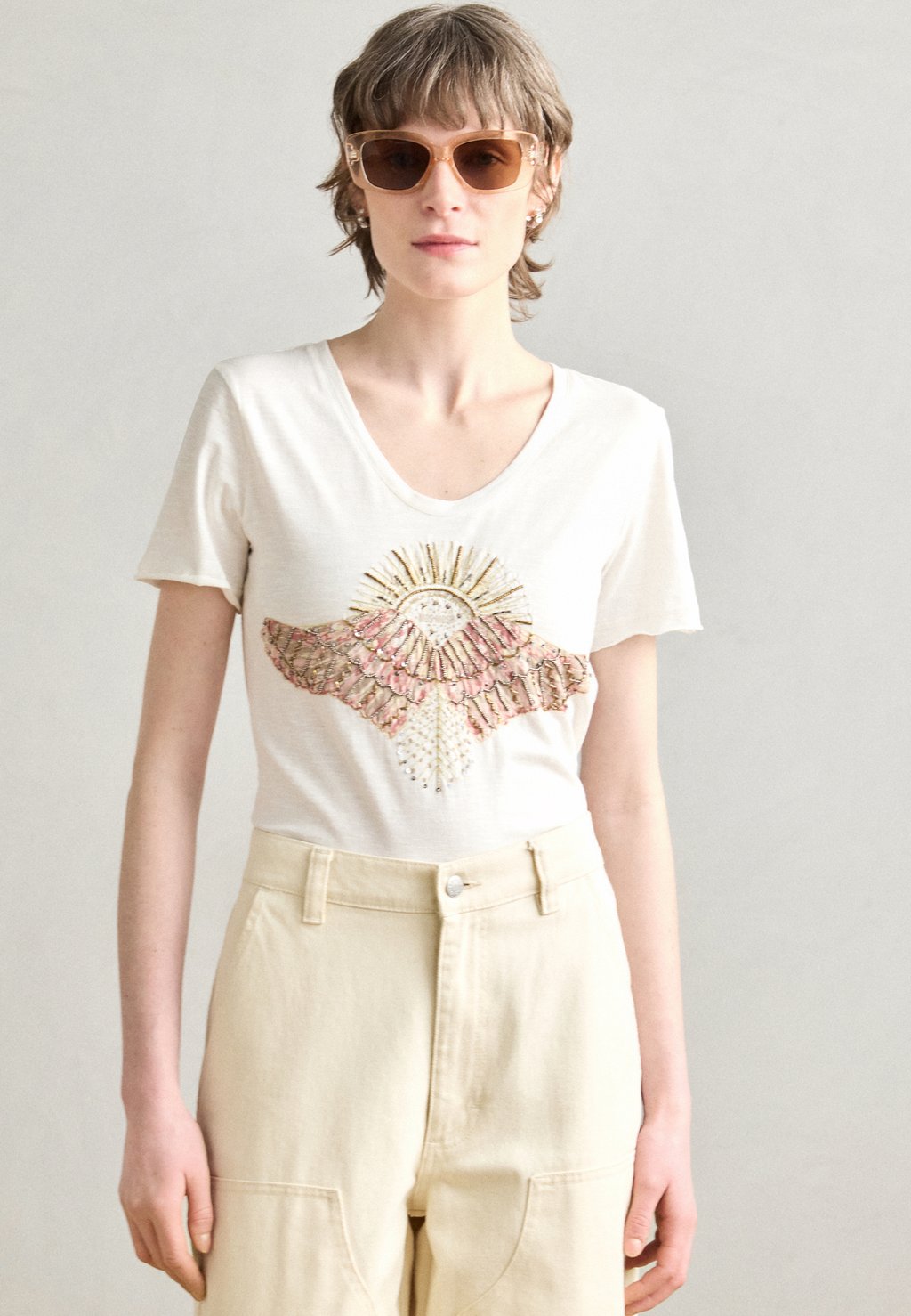 Футболка с принтом DECO TEE Mos Mosh, светло-розовый
Футболка с принтом DECO TEE Mos Mosh, светло-розовый