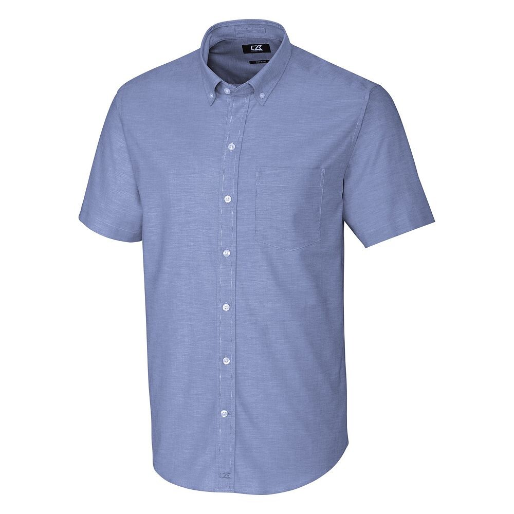 Мужская классическая рубашка с короткими рукавами Cutter & Buck Stretch Oxford, большие и высокие размеры, цвет French Blue
Мужская классическая рубашка с короткими рукавами Cutter & Buck Stretch Oxford, большие и высокие размеры, цвет French Blue