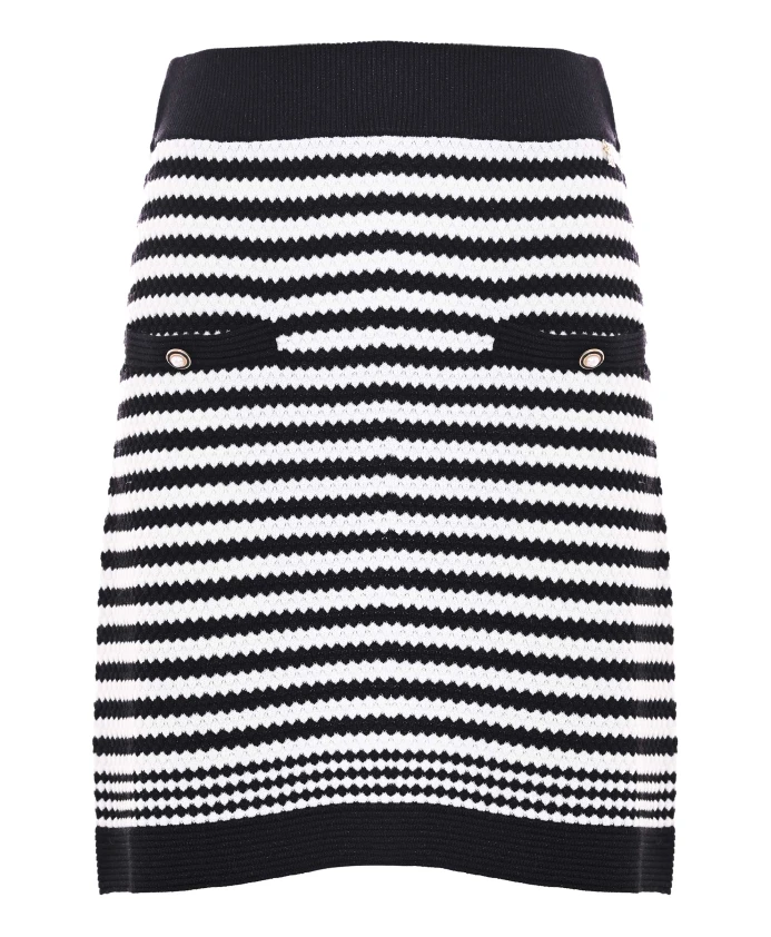 Трикотажная юбка с узором и пуговицами драгоценностями Kocca, черный
Трикотажная юбка с узором и пуговицами драгоценностями Kocca, черный