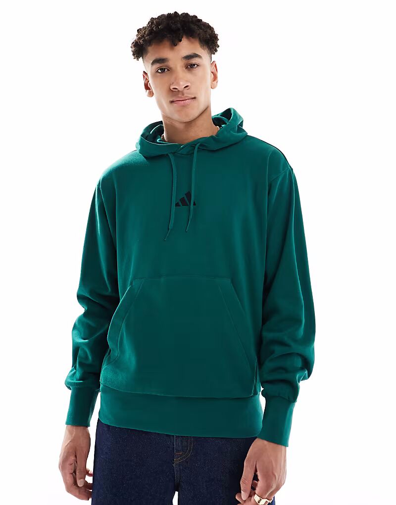 Толстовка Adidas Essentials feelcozy из французского трикотажа в студенческом зеленом/черном цвете Adidas Performance
Толстовка Adidas Essentials feelcozy из французского трикотажа в студенческом зеленом/черном цвете Adidas Performance