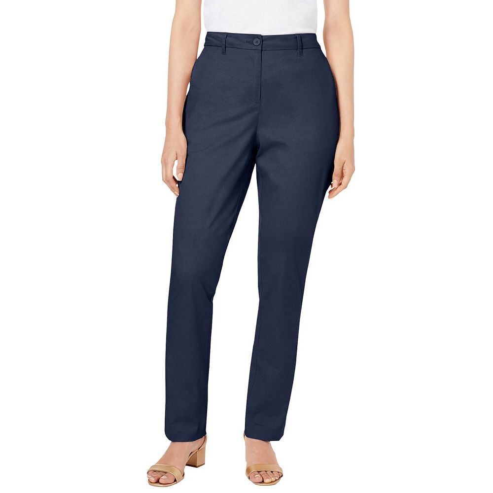 Jessica London Женские прямые брюки чинос из эластичного хлопка больших размеров, темно-синий
Jessica London Женские прямые брюки чинос из эластичного хлопка больших размеров, темно-синий