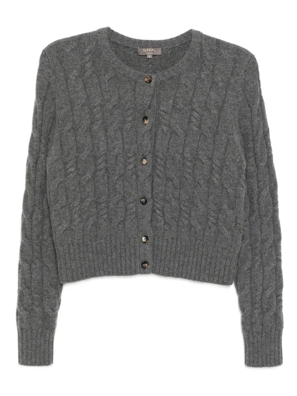 Кашемировый кардиган N.Peal, серый
Кашемировый кардиган N.Peal, серый