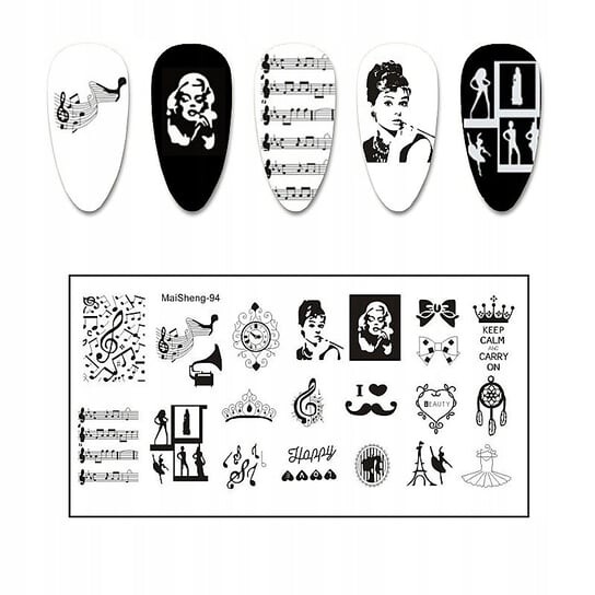 Пластина для штампа для ногтей, Tojato
Пластина для штампа для ногтей, Tojato