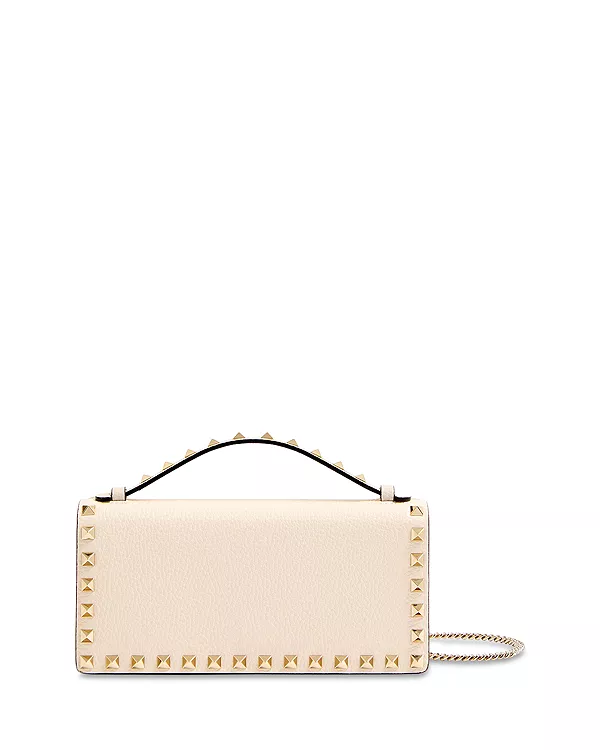 Кошелек Rockstud с цепочкой Valentino Garavani, белый
Кошелек Rockstud с цепочкой Valentino Garavani, белый