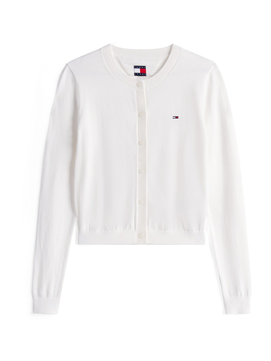 Вязаный кардиган Tommy Jeans ESSENTIAL, белый
Вязаный кардиган Tommy Jeans ESSENTIAL, белый