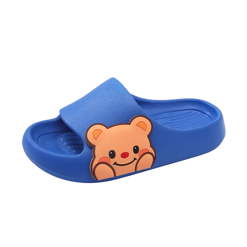 Детские шлепанцы с противоскользящей подошвой, износостойкие и дышащие ABC KIDS, экрю 
Детские шлепанцы с противоскользящей подошвой, износостойкие и дышащие ABC KIDS, экрю