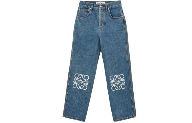 Джинсы женские Loewe с узором, синий
Джинсы женские Loewe с узором, синий