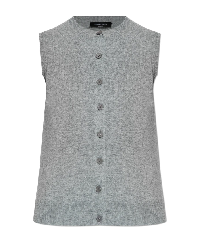 Шерстяной жилет Fabiana Filippi, серый
Шерстяной жилет Fabiana Filippi, серый