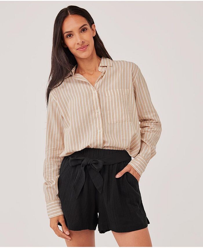 Классическая рубашка из органического хлопка, легкая марля Sunset Pact, мультиколор
Классическая рубашка из органического хлопка, легкая марля Sunset Pact, мультиколор