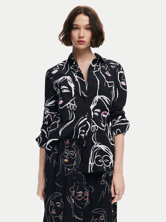 Рубашка стандартного кроя Desigual, черный
Рубашка стандартного кроя Desigual, черный