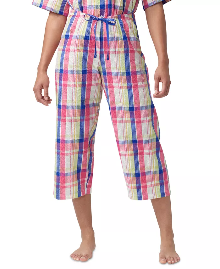 Женские пижамные брюки капри из пике Hue, белый
Женские пижамные брюки капри из пике Hue, белый