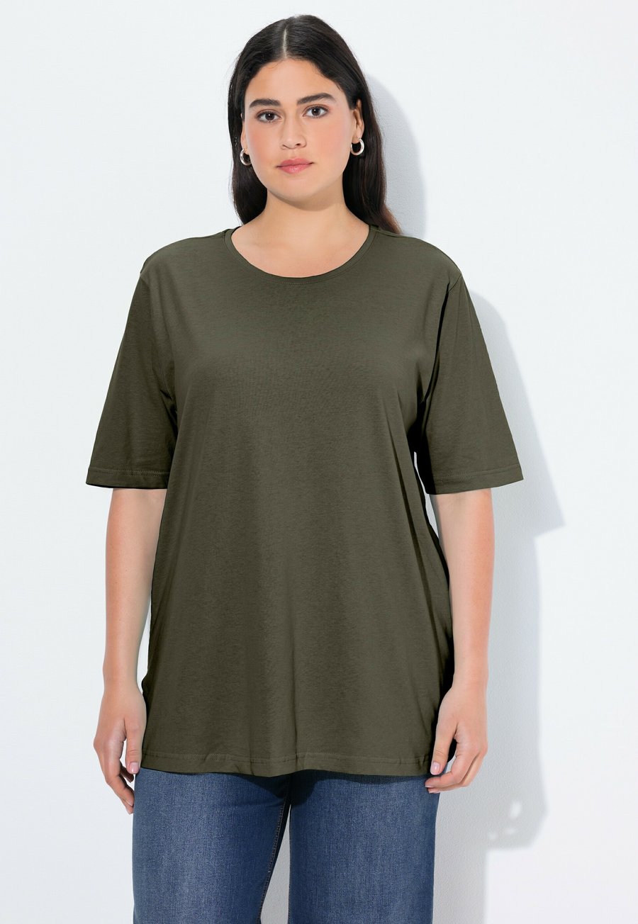 Футболка Ulla Popken PLUS SIZE SHORT SLEEVE TEE , Olive Gray/Khaki
Футболка Ulla Popken PLUS SIZE SHORT SLEEVE TEE , Olive Gray/Khaki