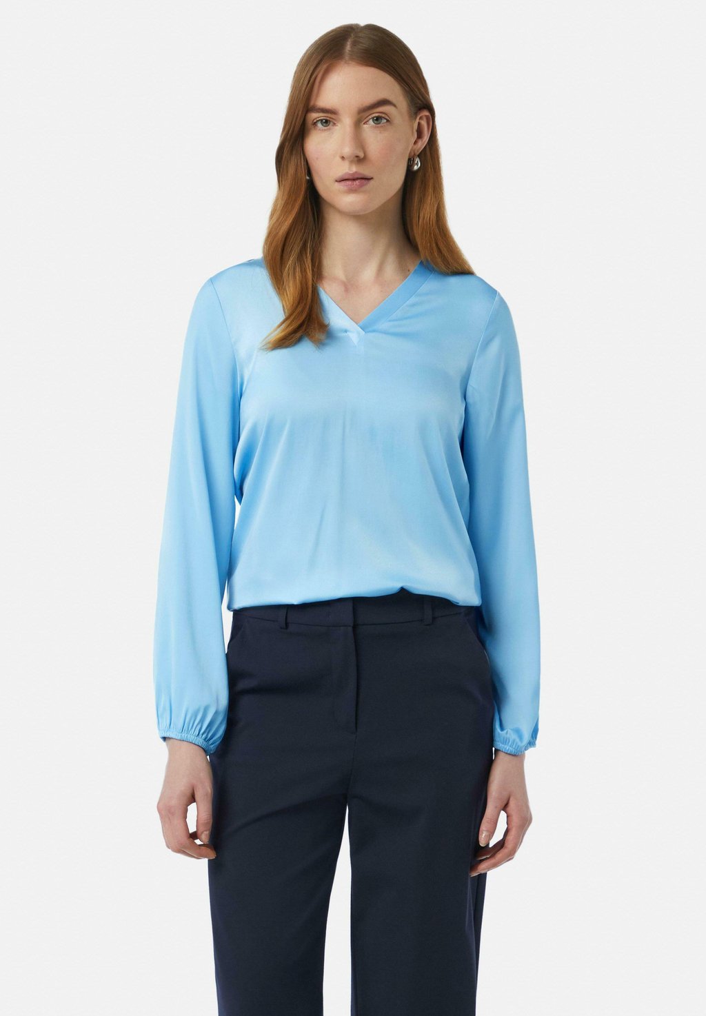 Блуза comma, светло-голубой 
Блуза comma, светло-голубой