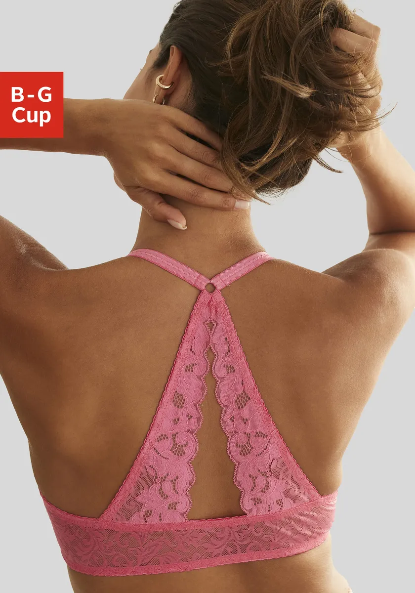 Бюстгальтер с чашечками LASCANA "Премиум-белье", с красивой кружевной застежкой сзади и спереди, нижнее белье, малиновый
Бюстгальтер с чашечками LASCANA "Премиум-белье", с красивой кружевной застежкой сзади и спереди, нижнее белье, малиновый