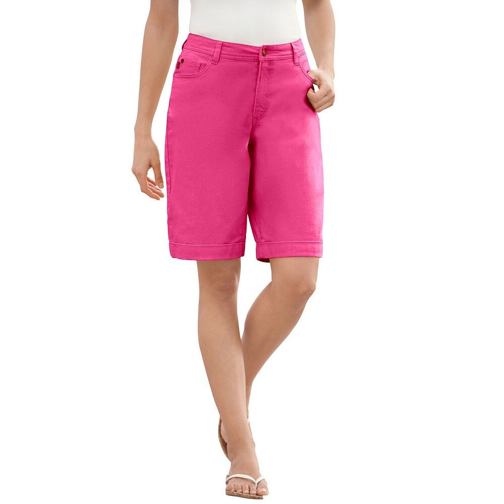Женщина в женских эластичных джинсовых шортах-бермудах больших размеров Woman Within, цвет Raspberry Sorbet
Женщина в женских эластичных джинсовых шортах-бермудах больших размеров Woman Within, цвет Raspberry Sorbet