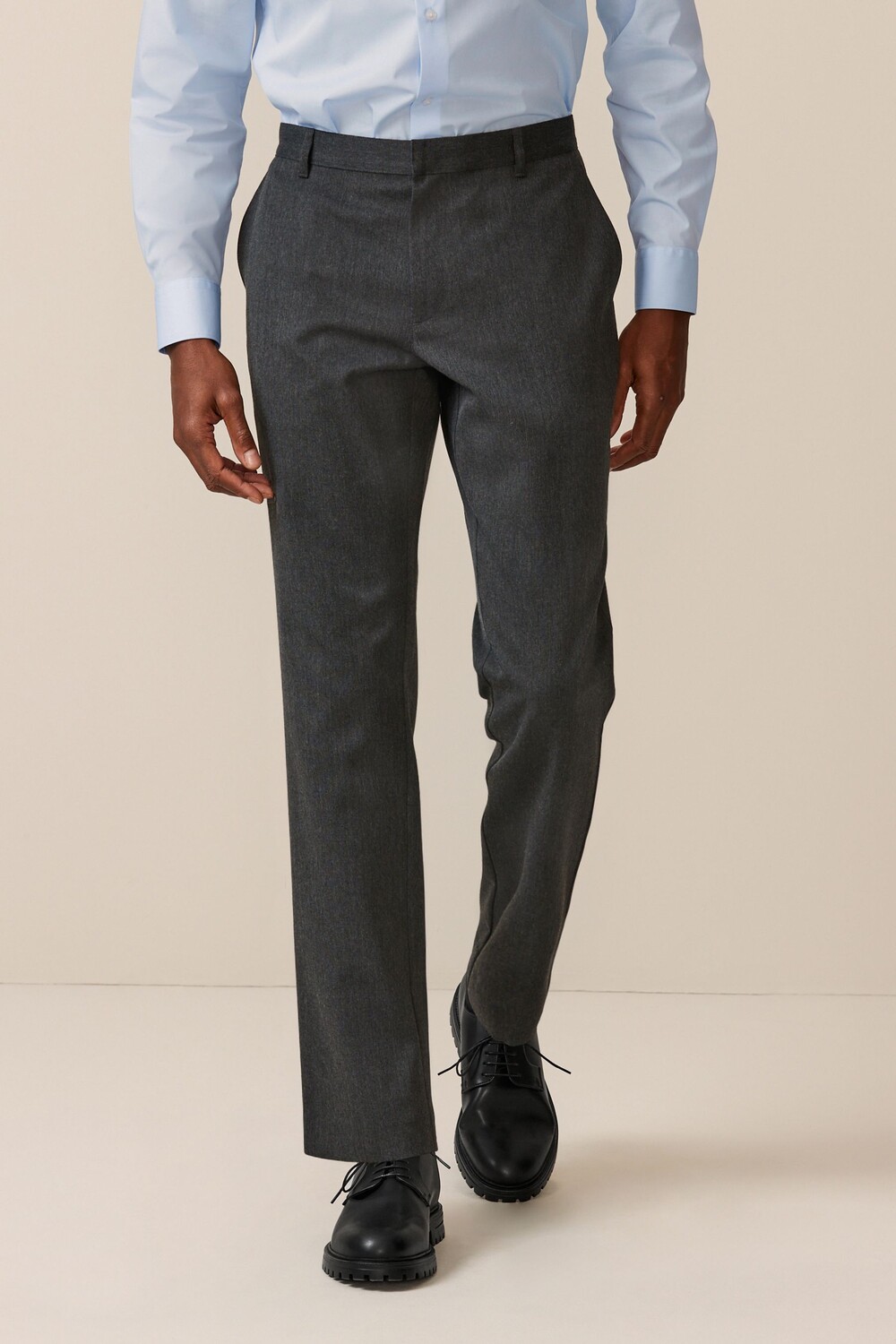 Элегантные брюки с простой передней частью Next, серый
Элегантные брюки с простой передней частью Next, серый