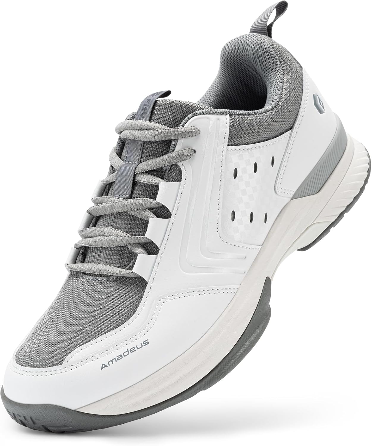 Кроссовки FitVille для мужчин для тенниса и пиклбола, Спортивная обувь для корта и ракетки, Широкая передняя часть и поддержка свода стопы, белый/серый/серебристо-серый
Кроссовки FitVille для мужчин для тенниса и пиклбола, Спортивная обувь для корта и ракетки, Широкая передняя часть и поддержка свода стопы, белый/серый/серебристо-серый