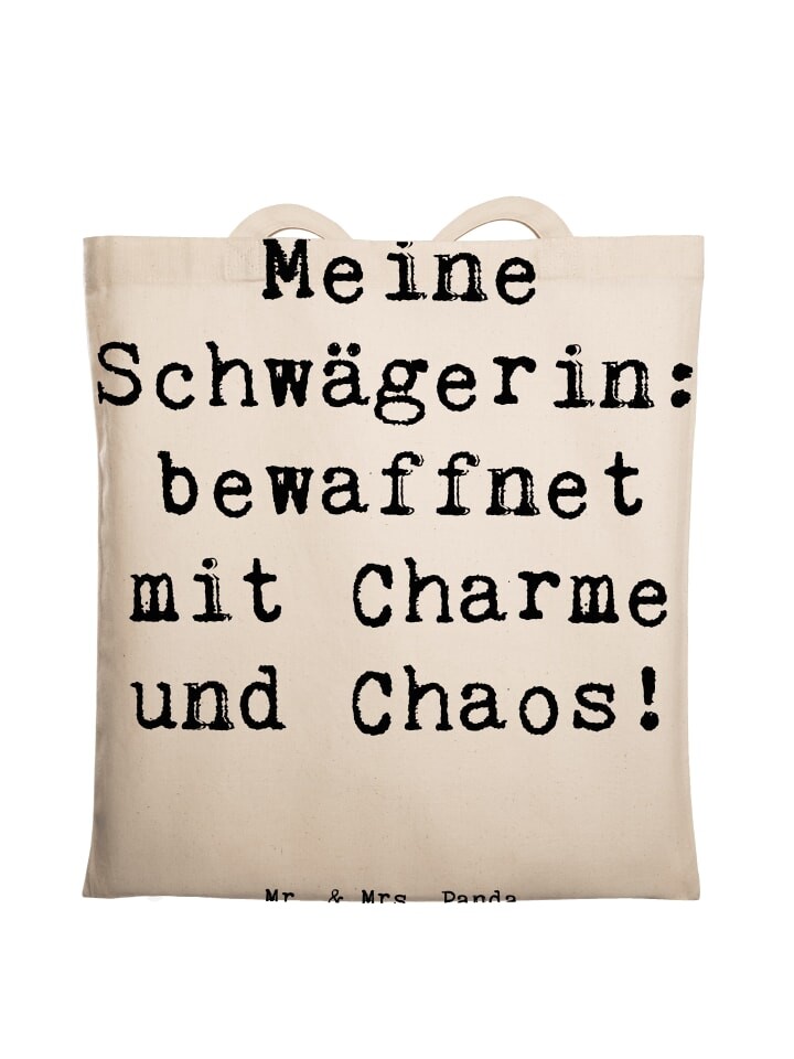 Сумка для переноски Mr & Mrs Panda Schwägerin Charmant Chaos, кремовый
Сумка для переноски Mr & Mrs Panda Schwägerin Charmant Chaos, кремовый