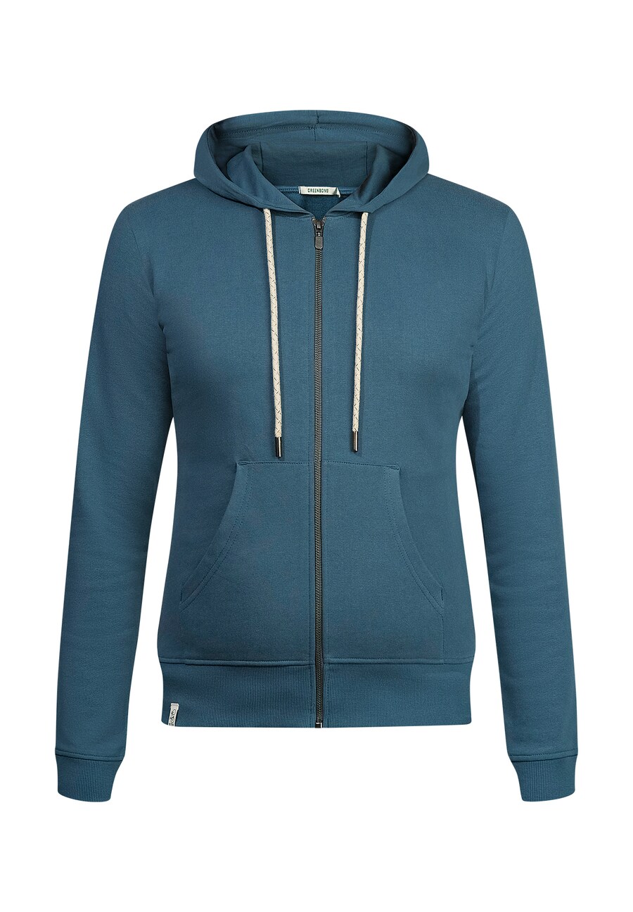 Толстовка с капюшоном на молнии GREENBOMB, синий
Толстовка с капюшоном на молнии GREENBOMB, синий