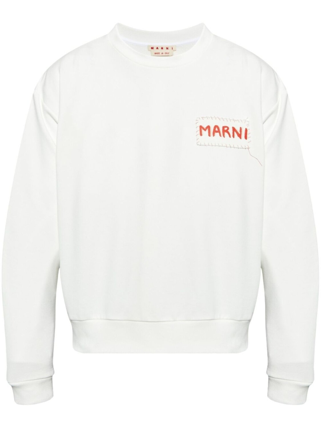 Хлопковая толстовка с логотипом Marni, белый
Хлопковая толстовка с логотипом Marni, белый