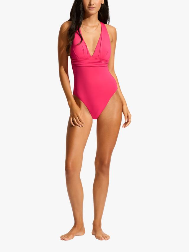 Купальник Collective с перекрестными лямками на спине Seafolly, Raspberry
Купальник Collective с перекрестными лямками на спине Seafolly, Raspberry